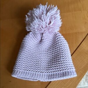 Aspen Cozy Pink Knit Pom-Pom Beanie